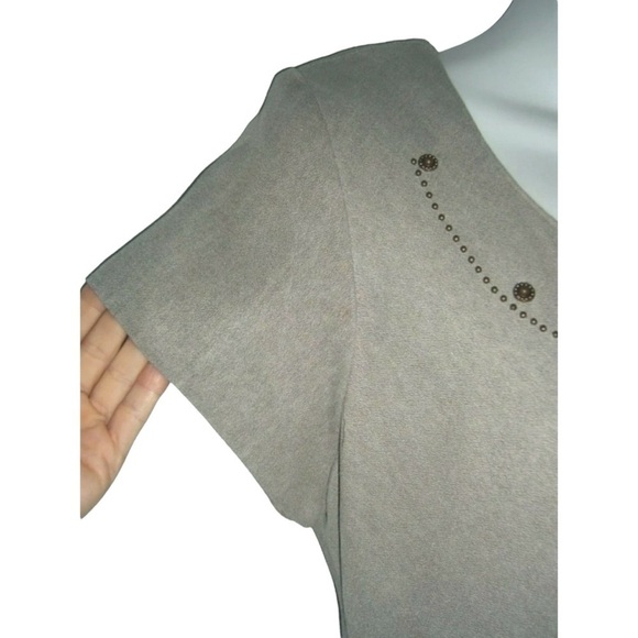 Hampton Dress Co Vintage 90’s Studded Jewel Earthy Boho Cottage Academia Preppy - Picture 6 of 12